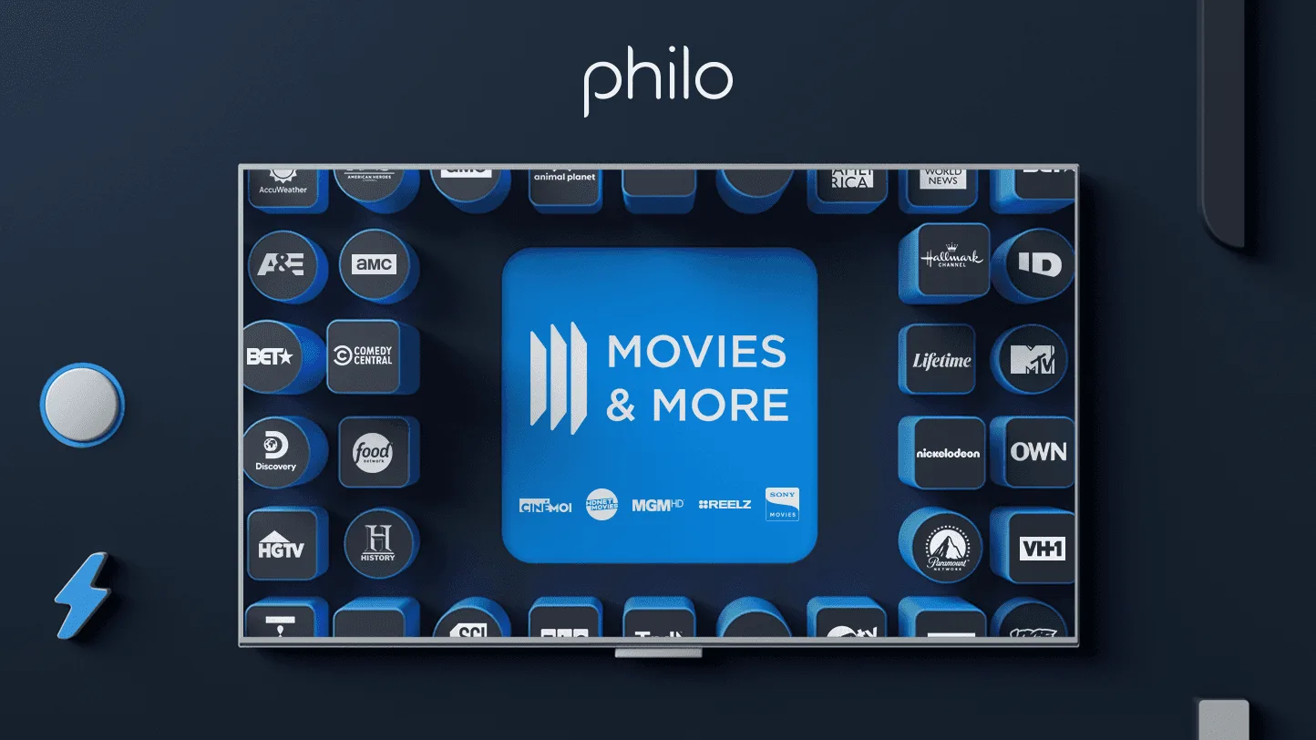 Philo, интерфейс на телевизоре